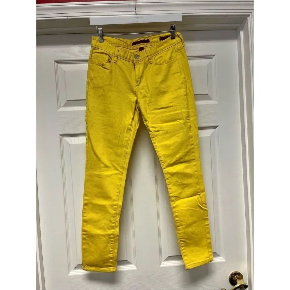 Banana Republic Ltd. Ed. Yellow Skinny Jeans sz 26 or 2 EUC